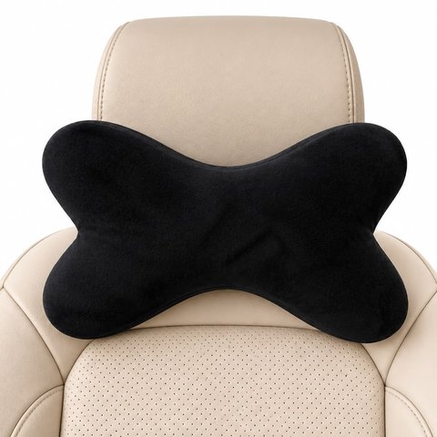 SoWell Ultimate Comfort Car Neck Pillow on a car seat