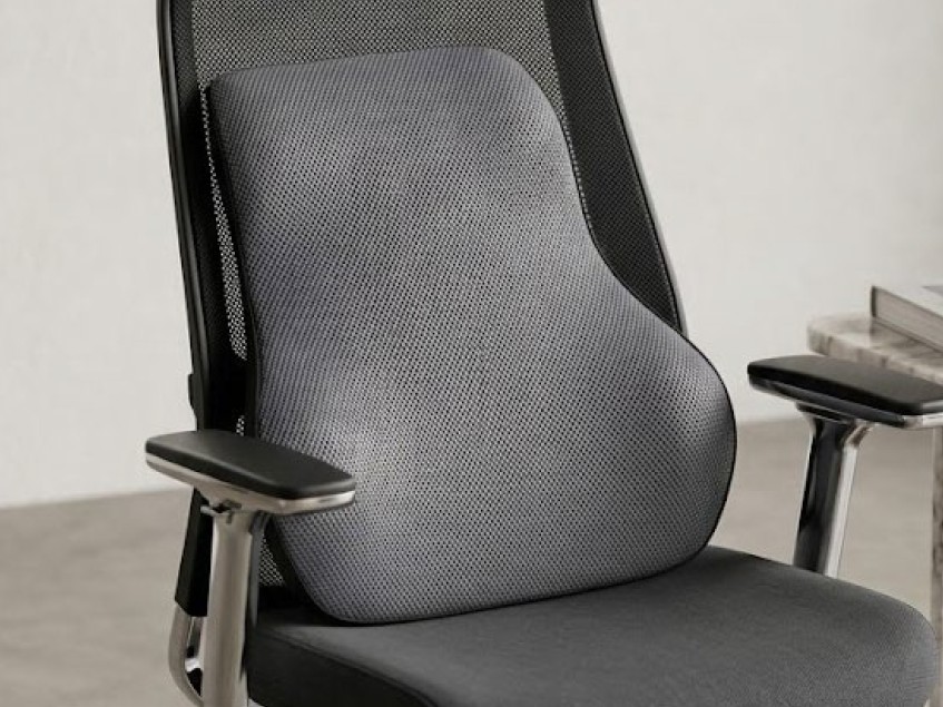 SoWell Lumbar Backrest on an office chair
